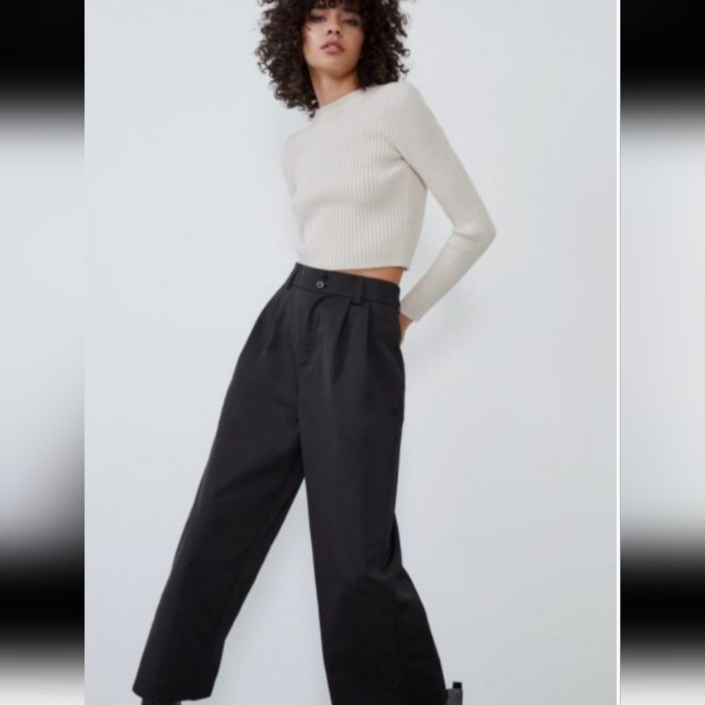 NWT. Zara Technical Fabric Pants
